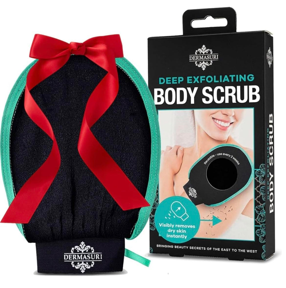 Dermasuri exfoliación piel brillante y suave tras la ducha