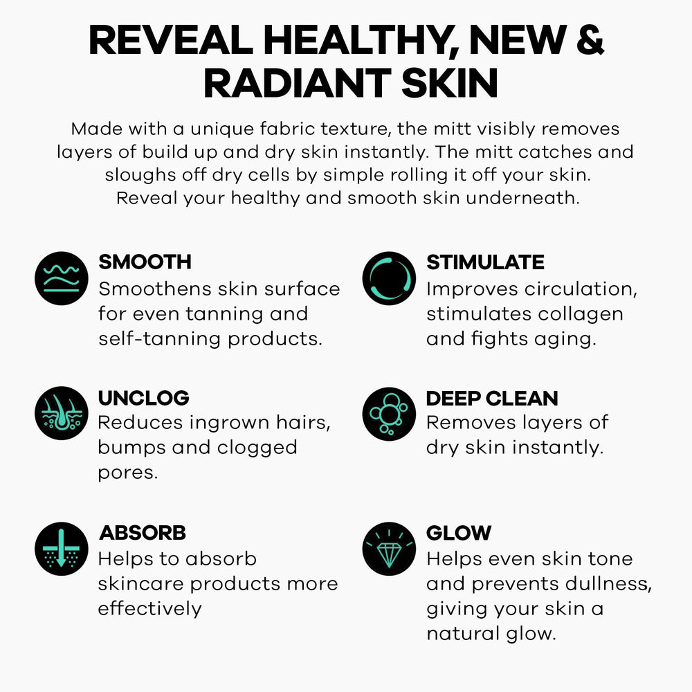 dermasuri guante exfoliante para piel sensible exfolia sin irritar