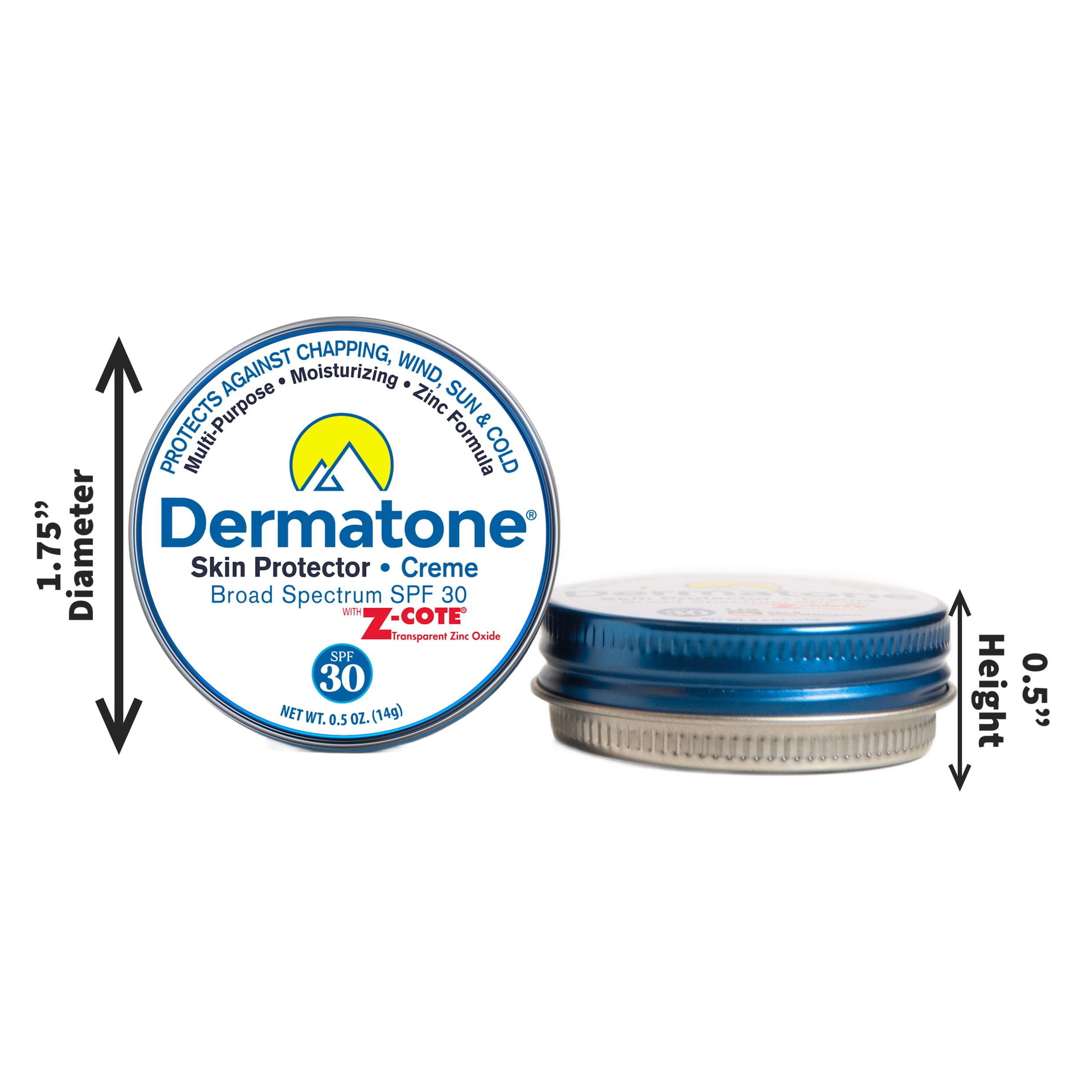 Dermatone envase portátil para viaje y salidas.