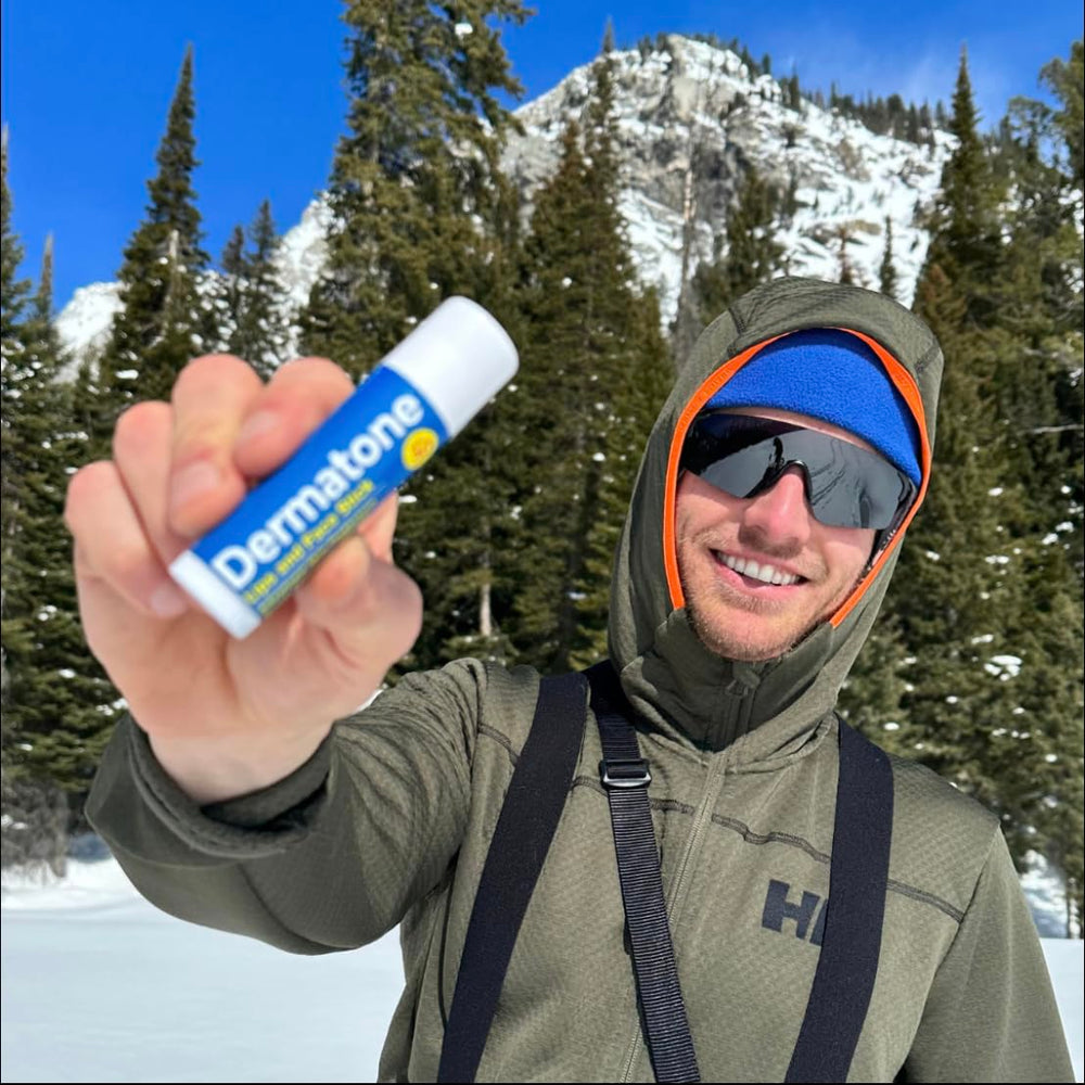 All-weather skin protection for lips and face in any climate.
