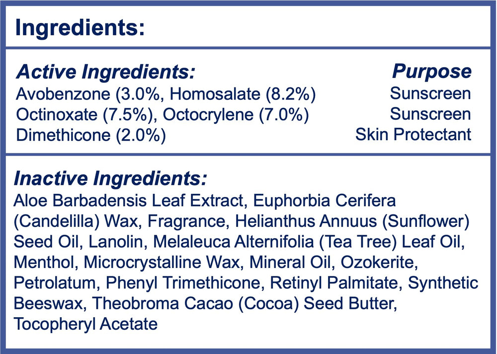 Aplicación diaria para labios secos con Dermatone Original SPF30.