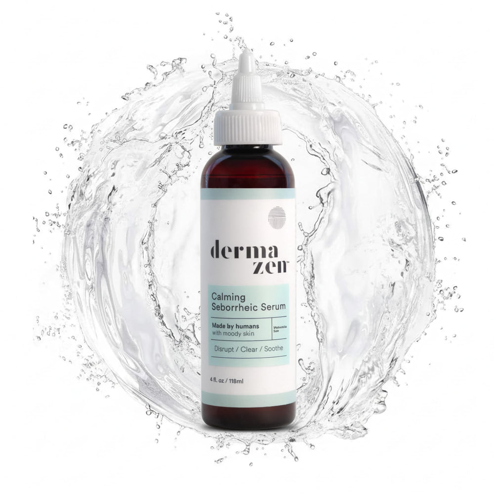 Dermazen daily-use routine image from scalp to body.