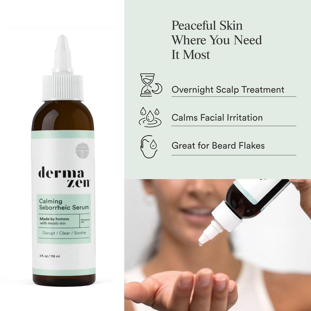 Applying Dermazen serum demonstrates quick absorption and spread.