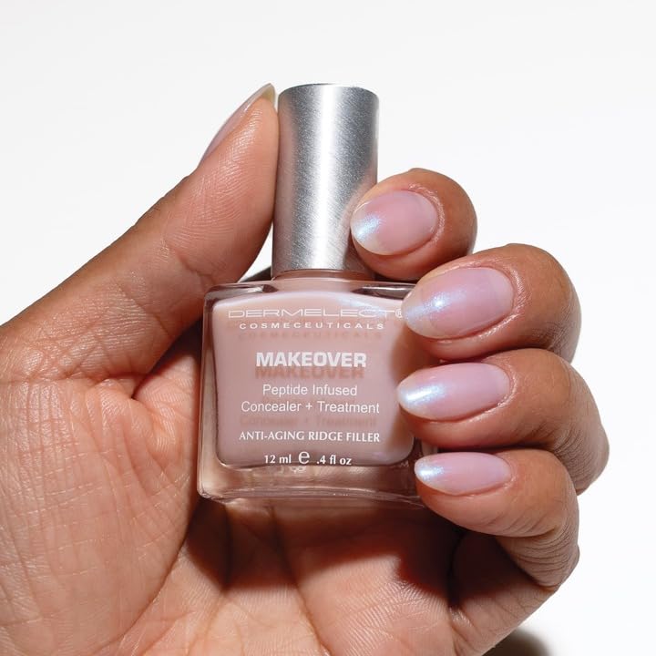 Textura rosada de Dermelect Makeover Ridge Filler que disimula imperfecciones.