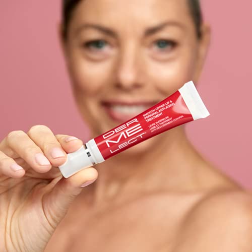 Dermelect Smooth Upper Lip Cream provides a brighter, even-toned lip area.