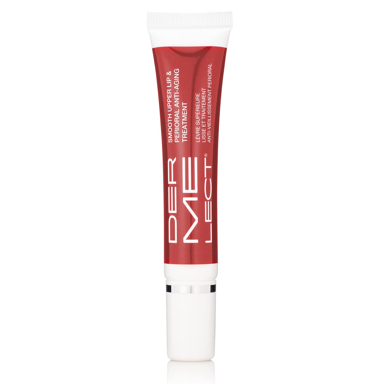 Dermelect Smooth Upper Lip Cream on a vanity to support daily hydration.