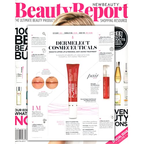 Dermelect Smooth Upper Lip Cream applied around the perioral area for care.