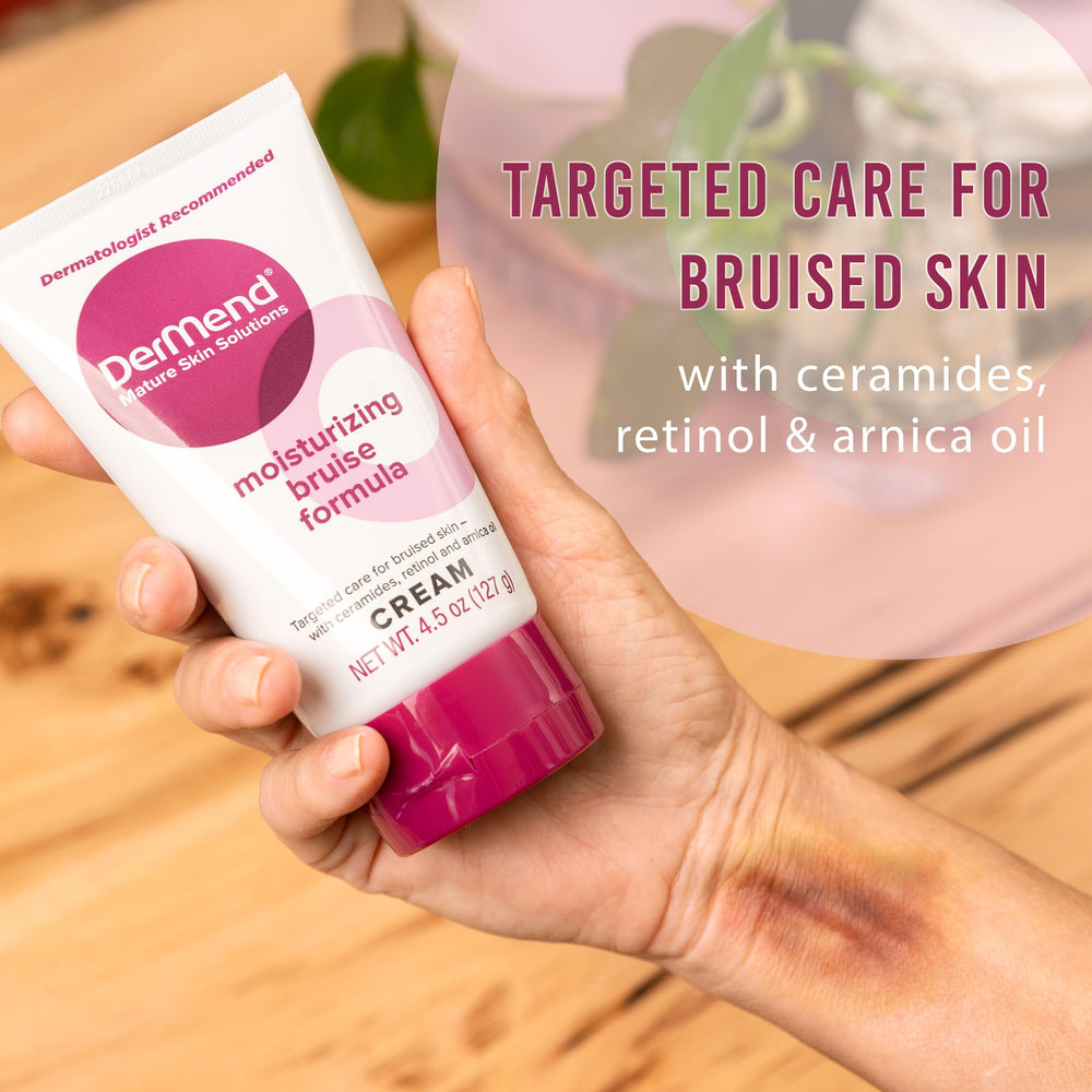 Close-up of natural vitamins in Dermend Arnica Bruise Cream.