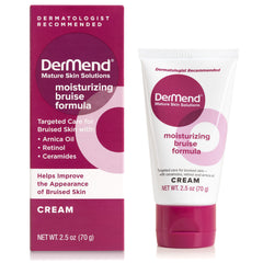 Dermend Bruise Cream jar closeup showing smooth texture for easy application