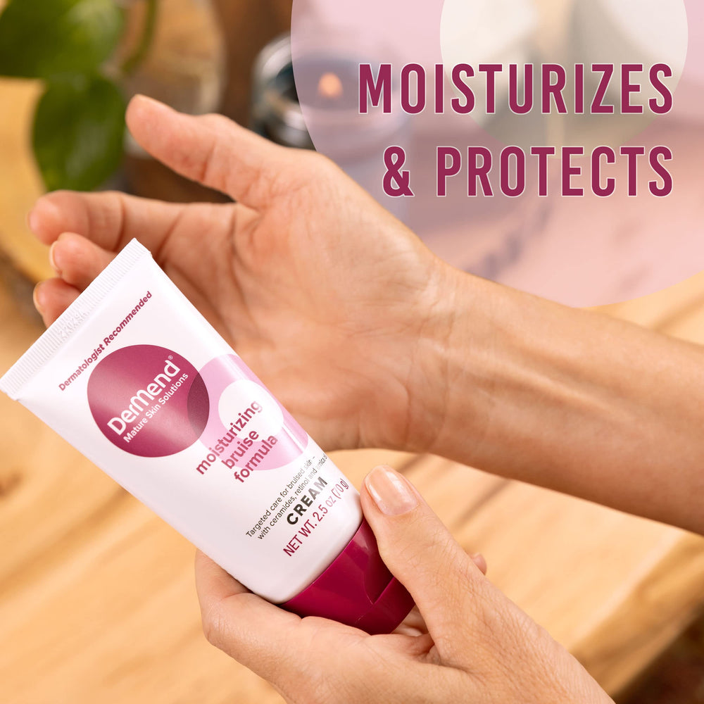 Dermend Bruise Cream texture on skin appears non greasy and quickly absorbed
