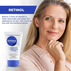 Dermend moisturizer with ceramides supports skin health and replenishment.