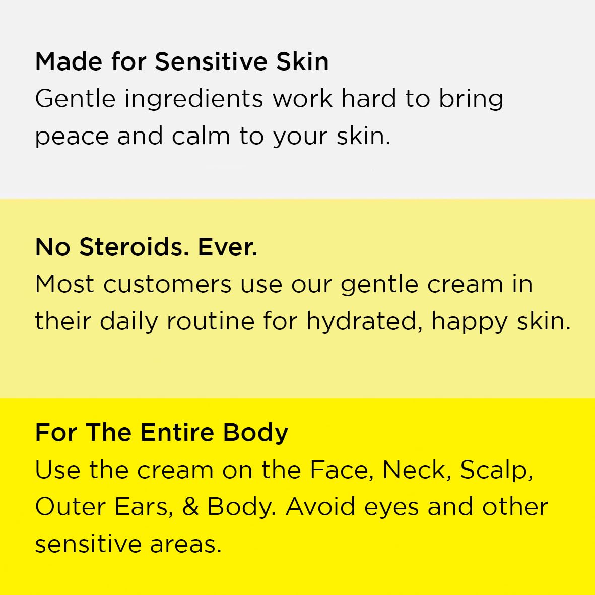 Dermgentle body cream application shows versatile use beyond the face.