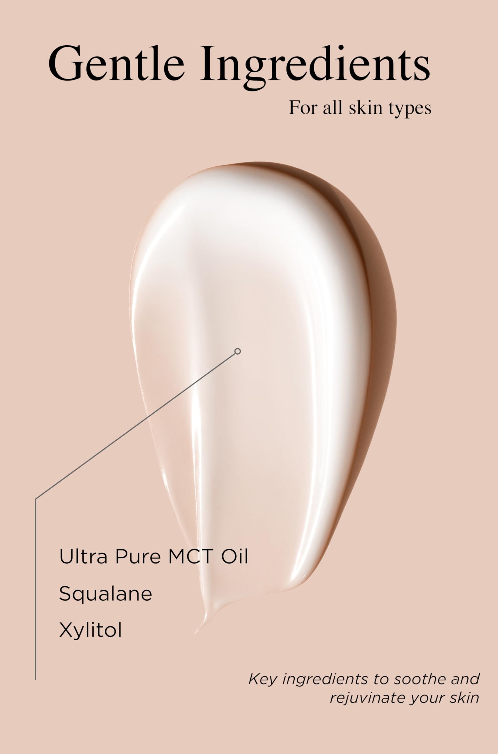 Dermgentle label closeup emphasizes purity and gentle ingredients.