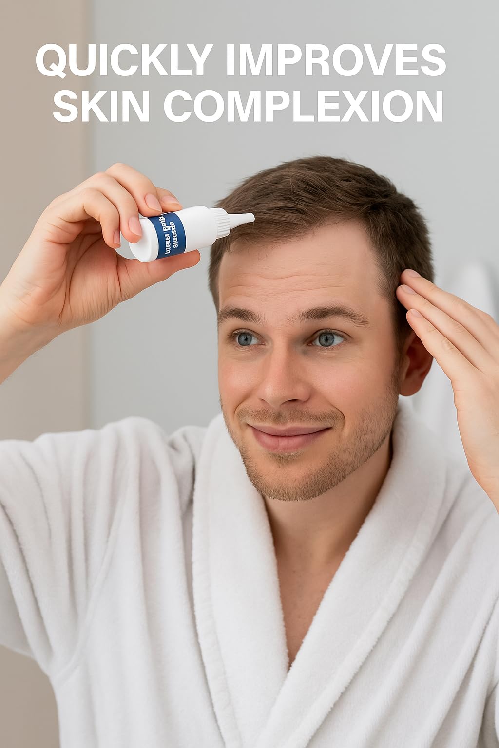 Uso diario de Dermgentle Sérum para hombres y mujeres y piel sensible.