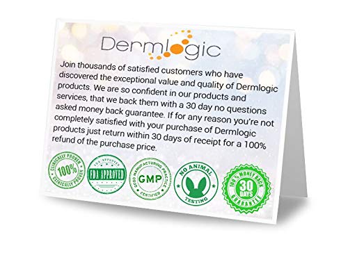 Dermlogic 30-day money-back guarantee makes trying easy and risk-free.