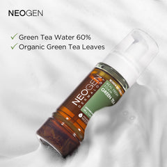 DERMALOGY Real Fresh Foam Green Tea ingredients highlight natural plant-derived cleansing agents.