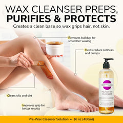Dermwax complete wax care kit box showing all-in-one prep and aftercare