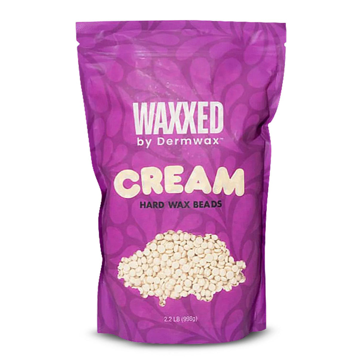 Dermwax WAXXED beads packaging for salon and home use, ready to apply.