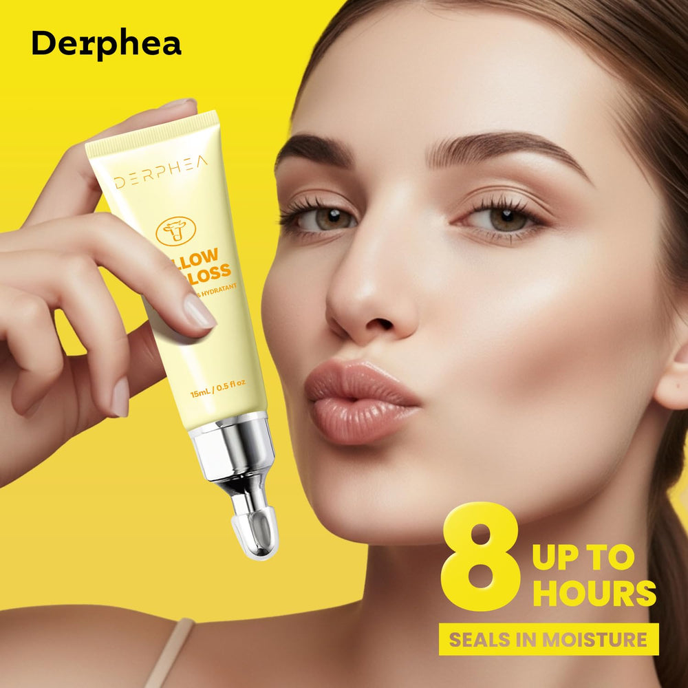 DERPHEA bálsamo labial de sebo de res orgánico, mascarilla nocturna nutritiva para labios.