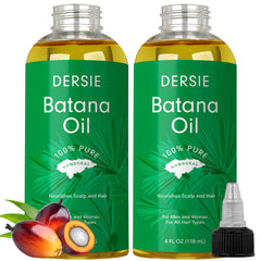Dersie Batana Oil bottle front showing pure natural oil for hair nourishment.