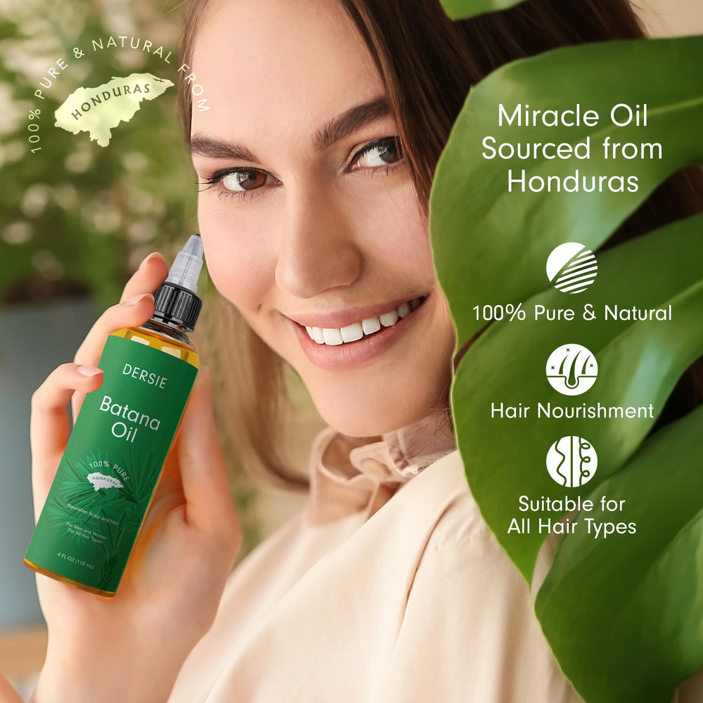 Dersie Batana Oil origin-honduras emphasizes authentic, Honduras-sourced care.