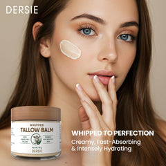 Dersie crema de sebo de vaca batida: textura esponjosa que se absorbe rápido.
