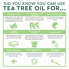Desert Essence aceite de árbol de té para purificar el aire del hogar.