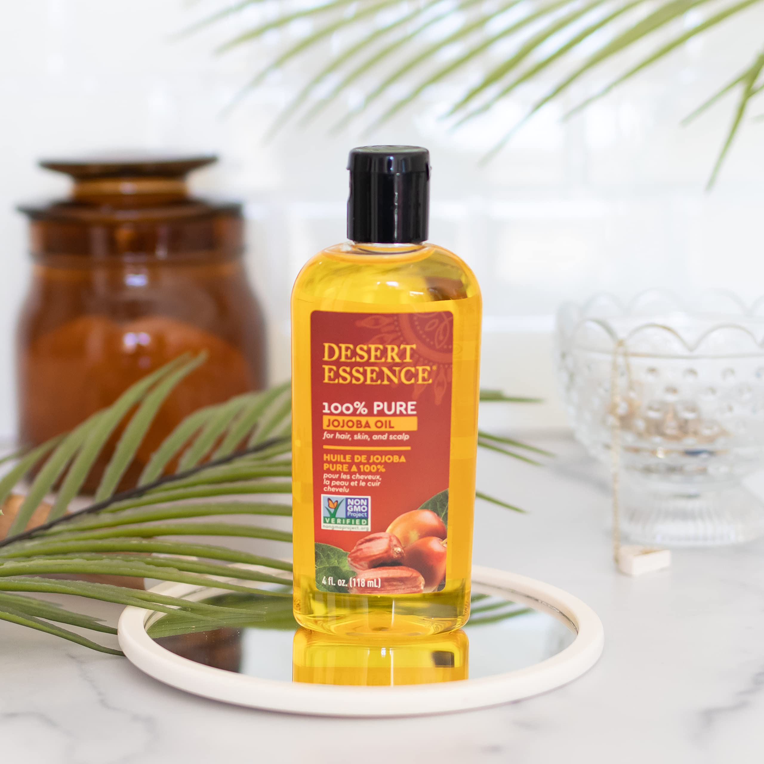 Desert Essence Aceite de Jojoba fortalece la barrera cutánea