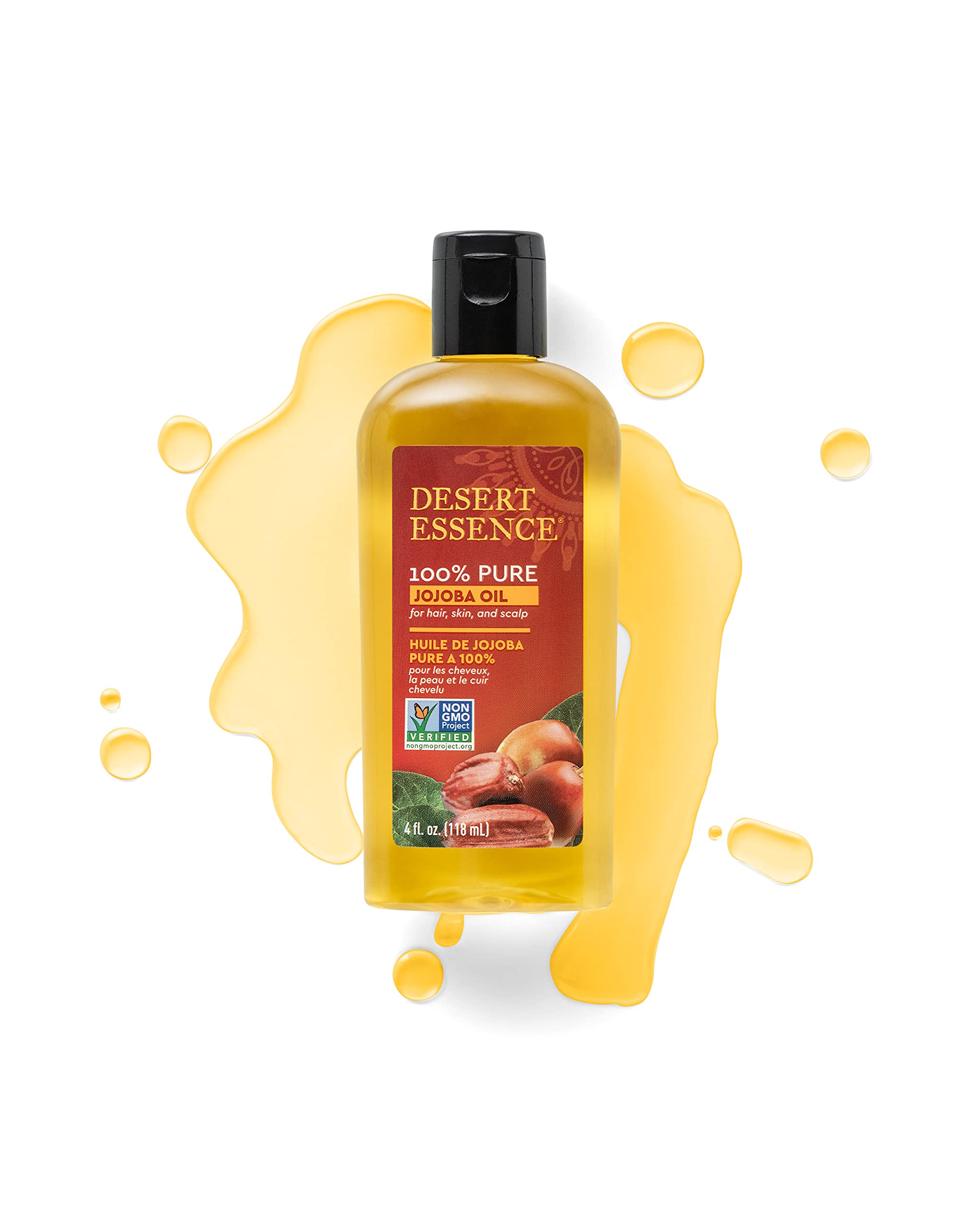 Desert Essence Aceite de Jojoba rutina de cuidado multiuso