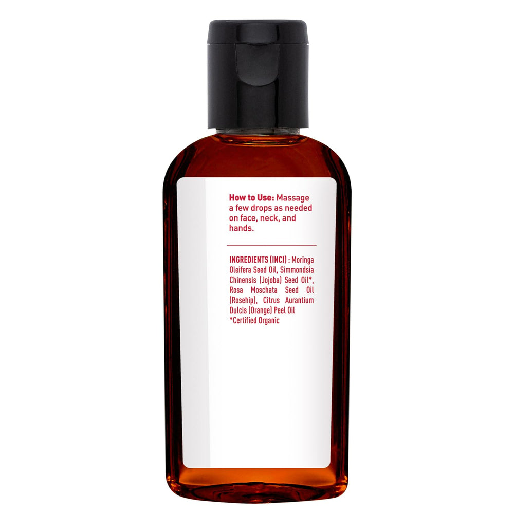 Desert Essence mezcla de moringa y rosa mosqueta, antioxidantes y nutrición para la piel