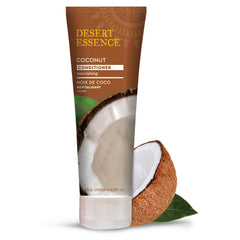 Desert Essence Acondicionador Coco - botella, suaviza y nutre el cabello