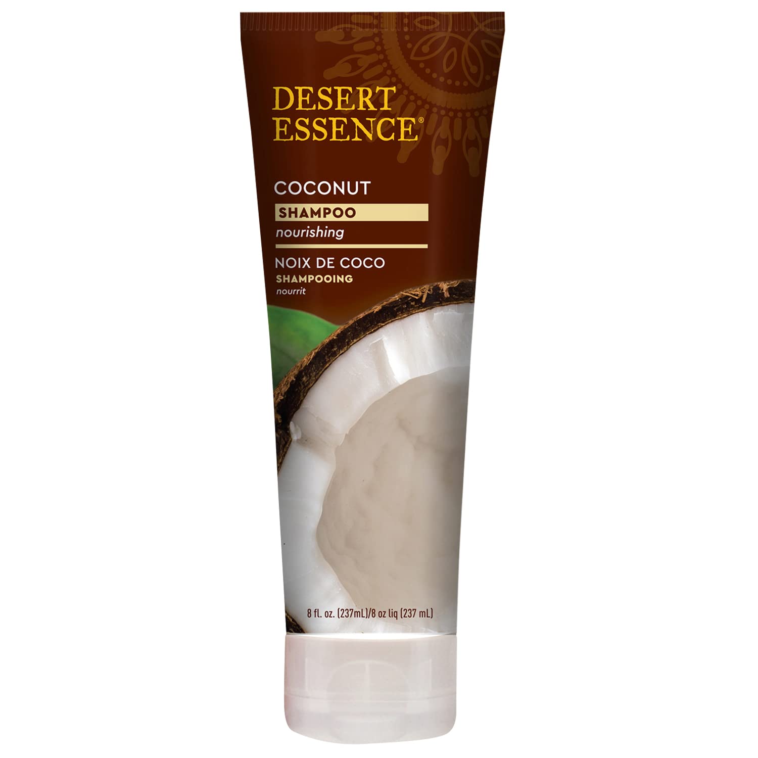 Desert Essence Champú Coco con aceite de coco orgánico para suavidad