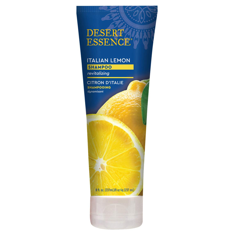 Desert Essence Champú Limon Italiano con aloe, cuidado diario natural.