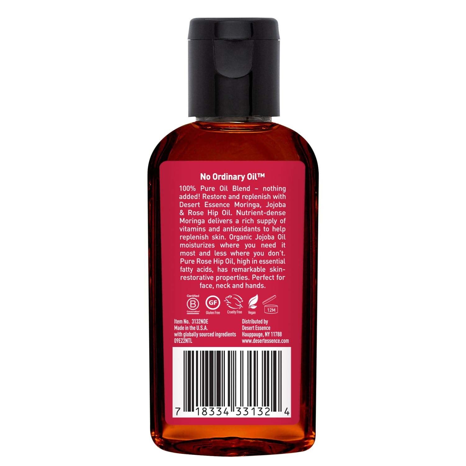 Desert Essence frasco de tamaño práctico, aroma suave y uso diario