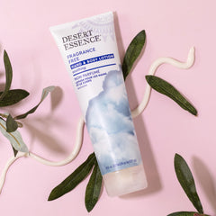 Desert Essence loción con aloe vera orgánica para hidratación suave.