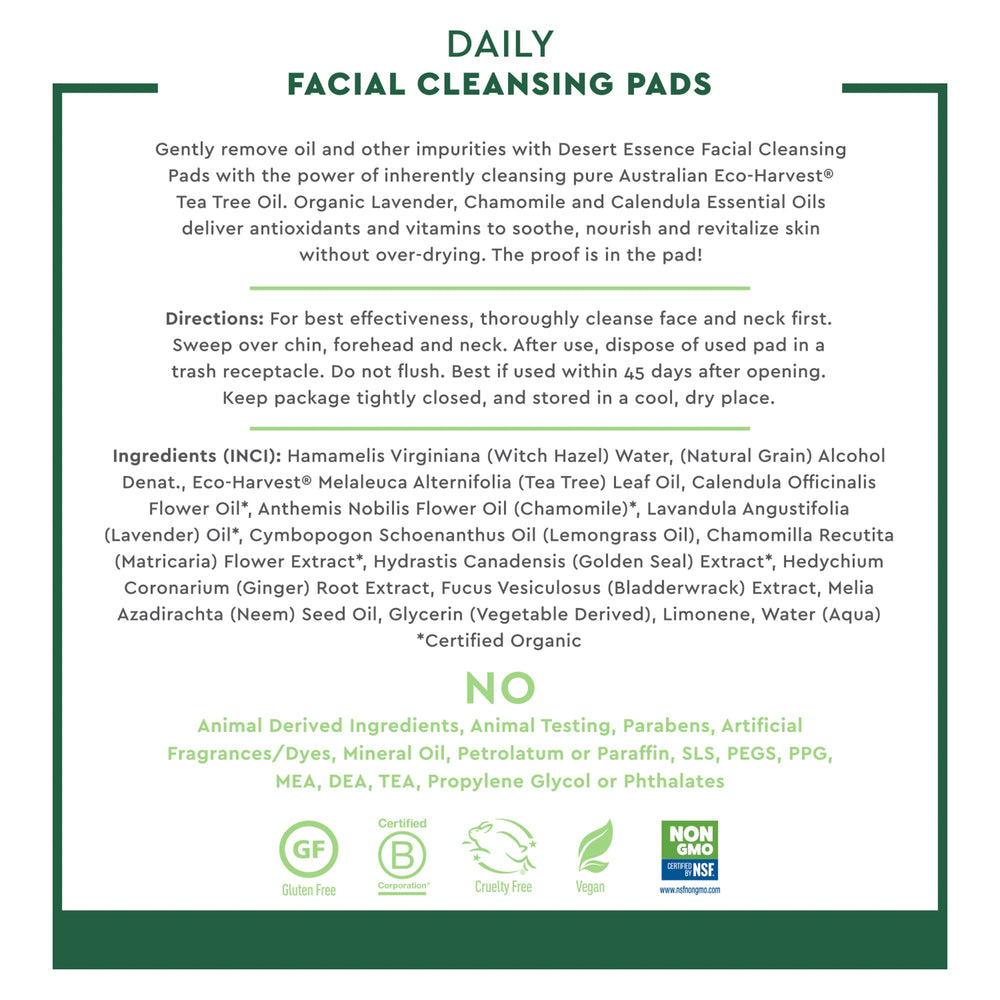 Desert Essence travel-friendly pack shown for gym bag cleansing
