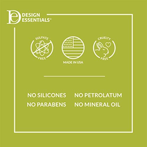 Design Essentials Almond Avocado Shampoo ingredients list highlights natural extracts.