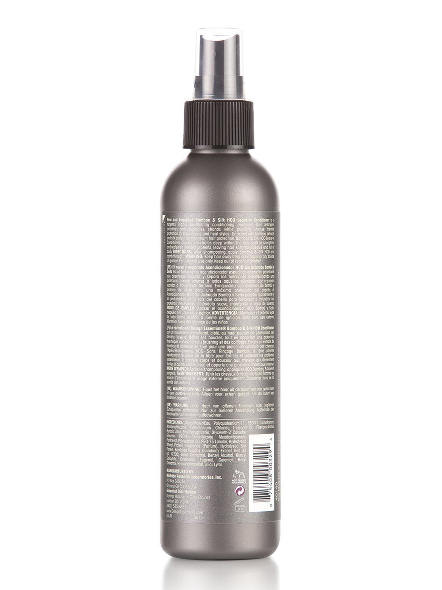 Design Essentials Bamboo Seda textura cremosa para peinar con facilidad