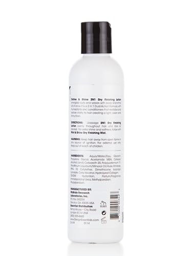 Design Essentials loción, control del frizz para rizos definidos y sin encrespamiento.