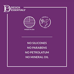 Design Essentials shampoo being applied in hand suggests a soothing wash day routine