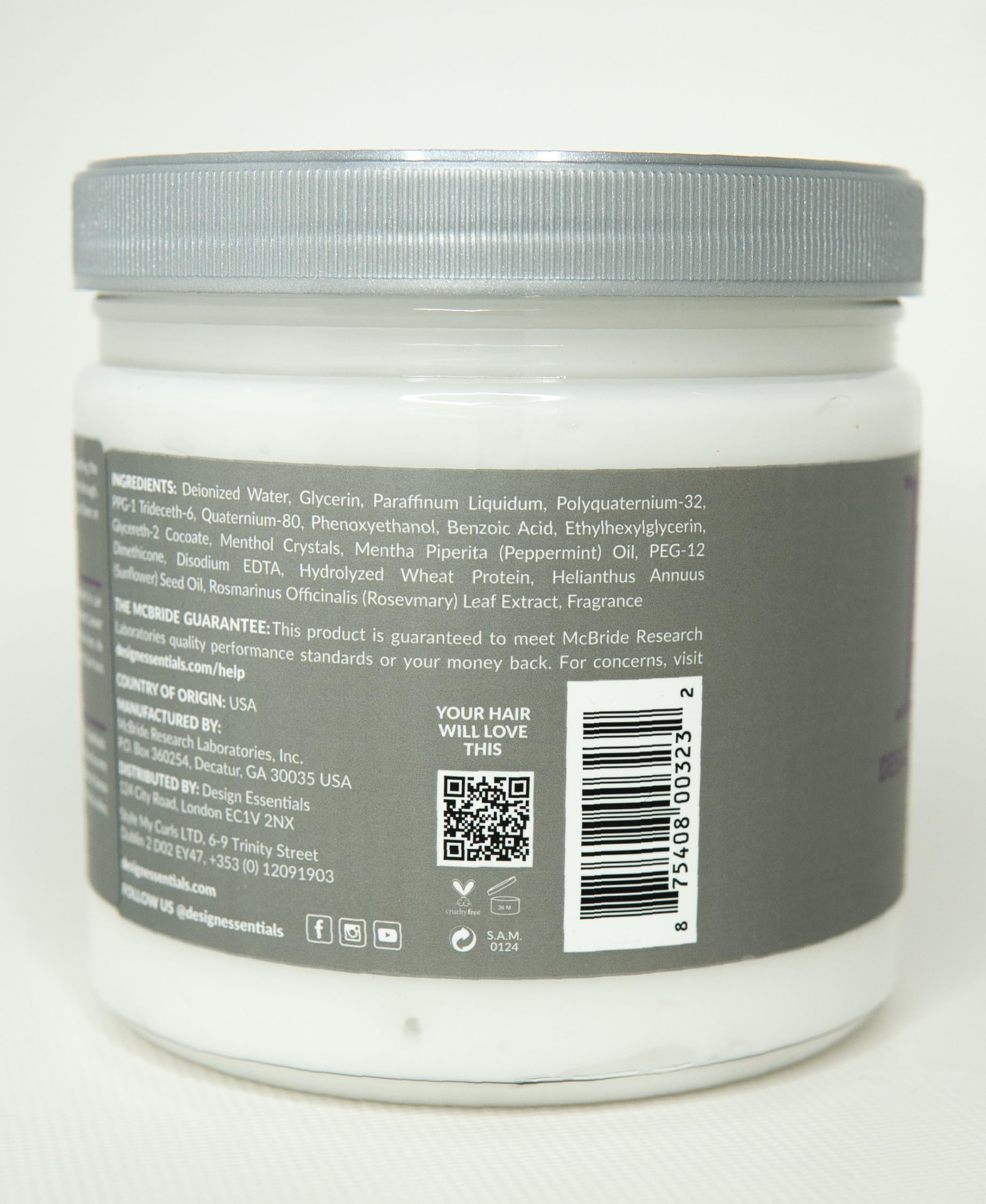 Rosemary and peppermint scents provide a refreshing conditioning experience