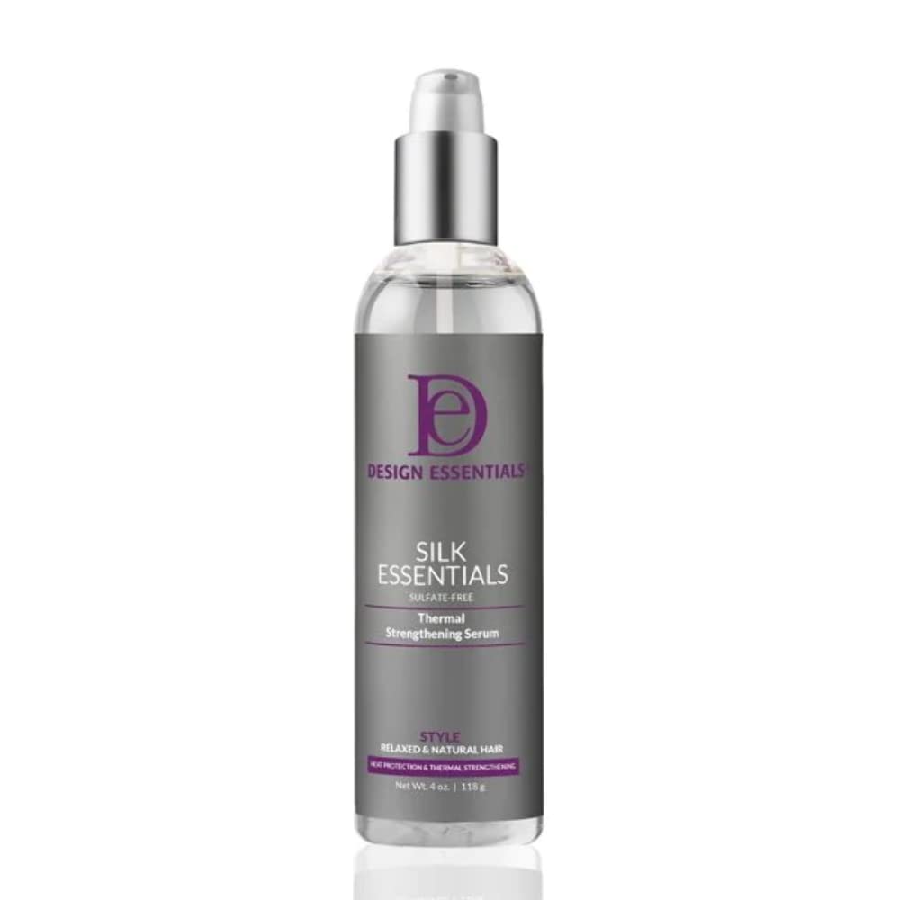 Suero Silk Essentials de Design Essentials listo para aplicar, cabello suave y brillo