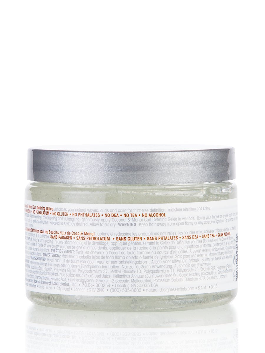 Design Essentials sunflower oil formula supports elasticity and softness.