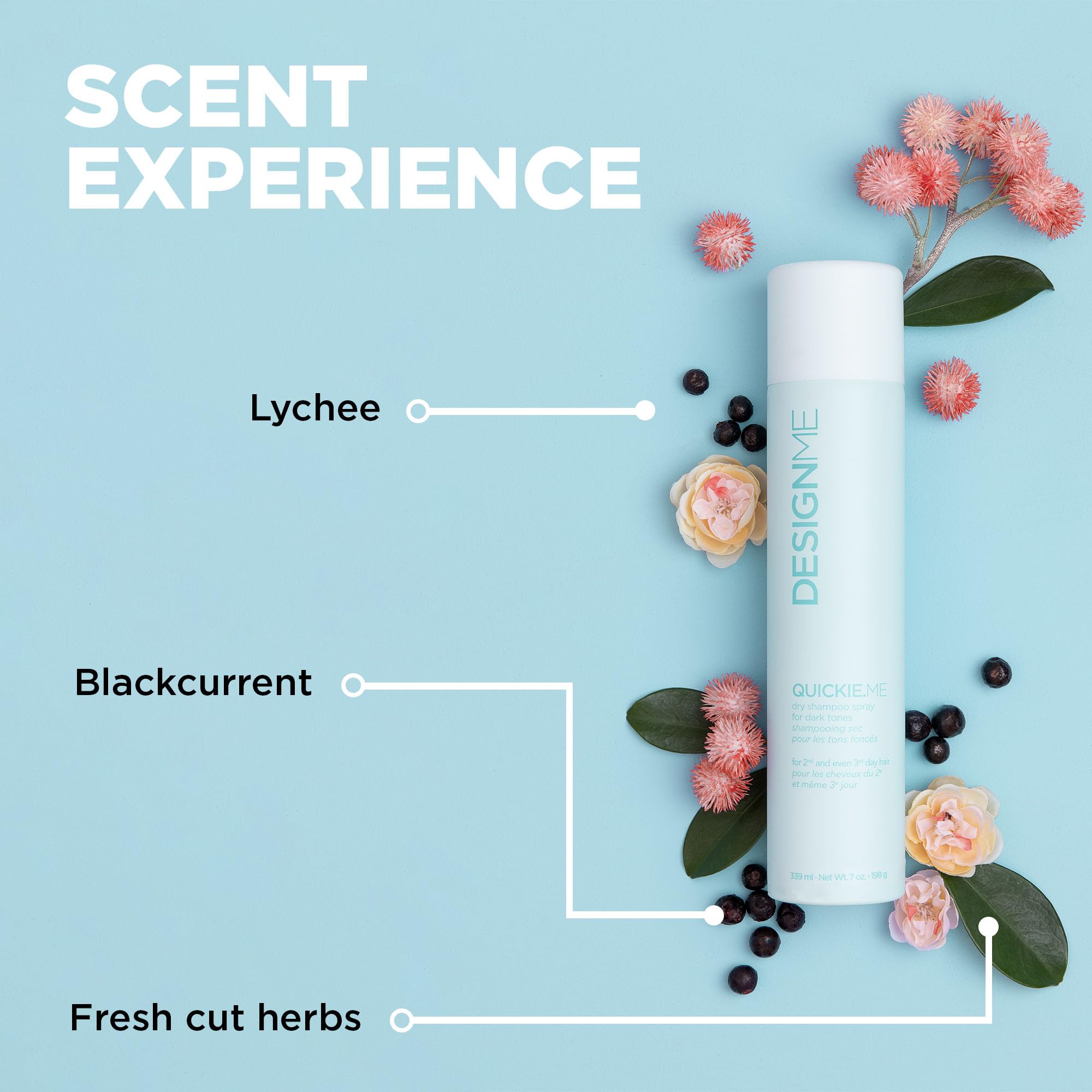Design.Me QUICKIE.ME Dark Tones fruity scent hints at a fresh fragrance.