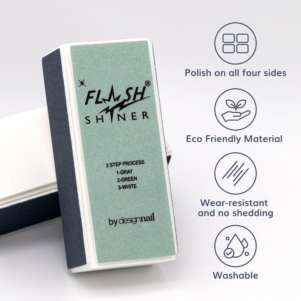 Design Nail Flash Shiner Block condition side nourishes and refines nail surface