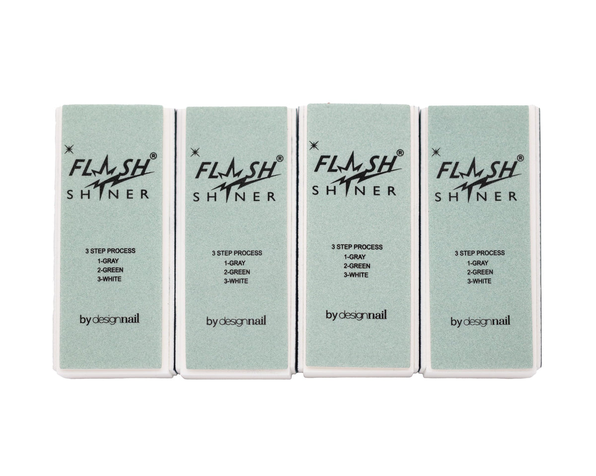 Design Nail Flash Shiner Block smooth side removes ridges for smoother natural nails
