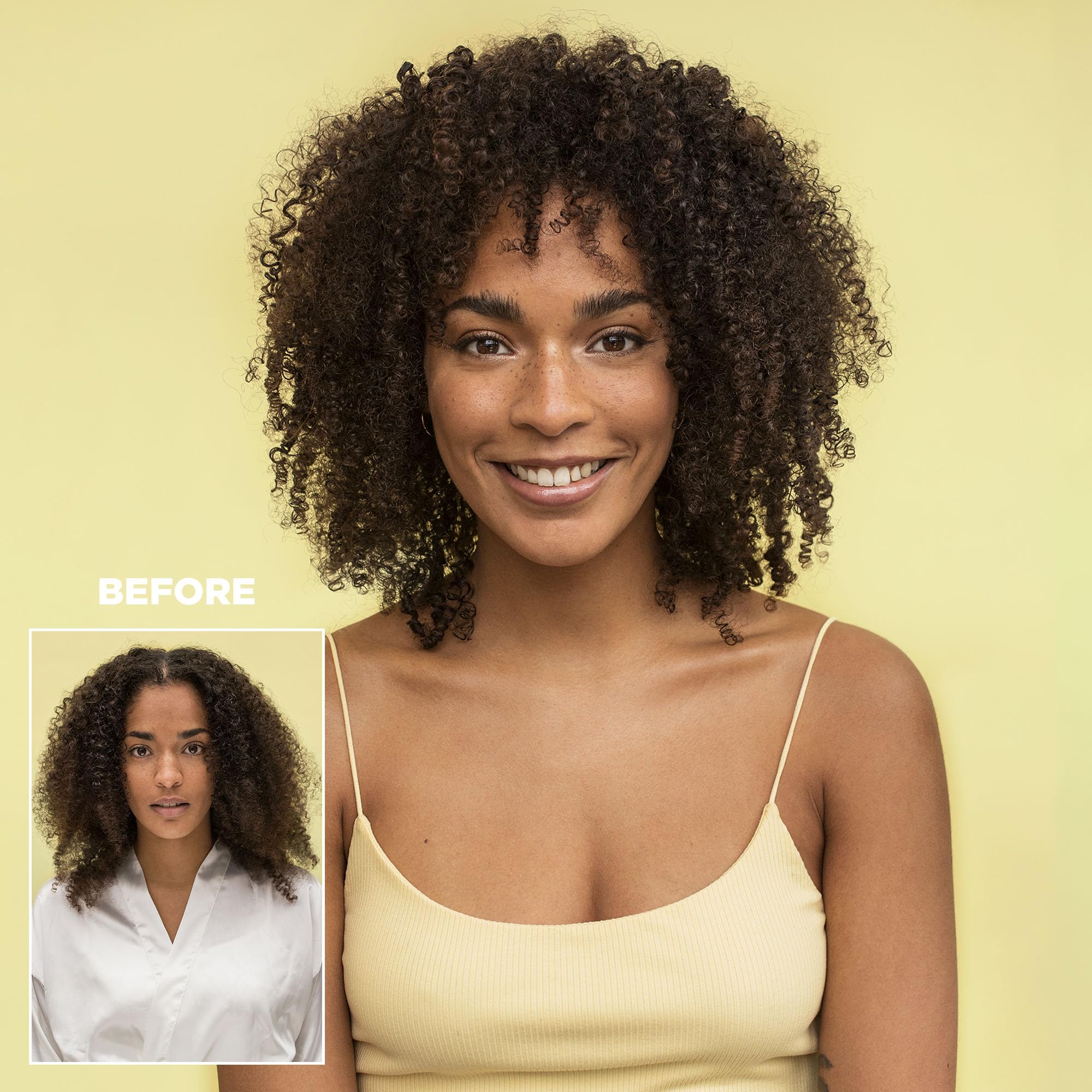 Design.Me BOUNCE.ME refreshes curls between washes for quick revival.
