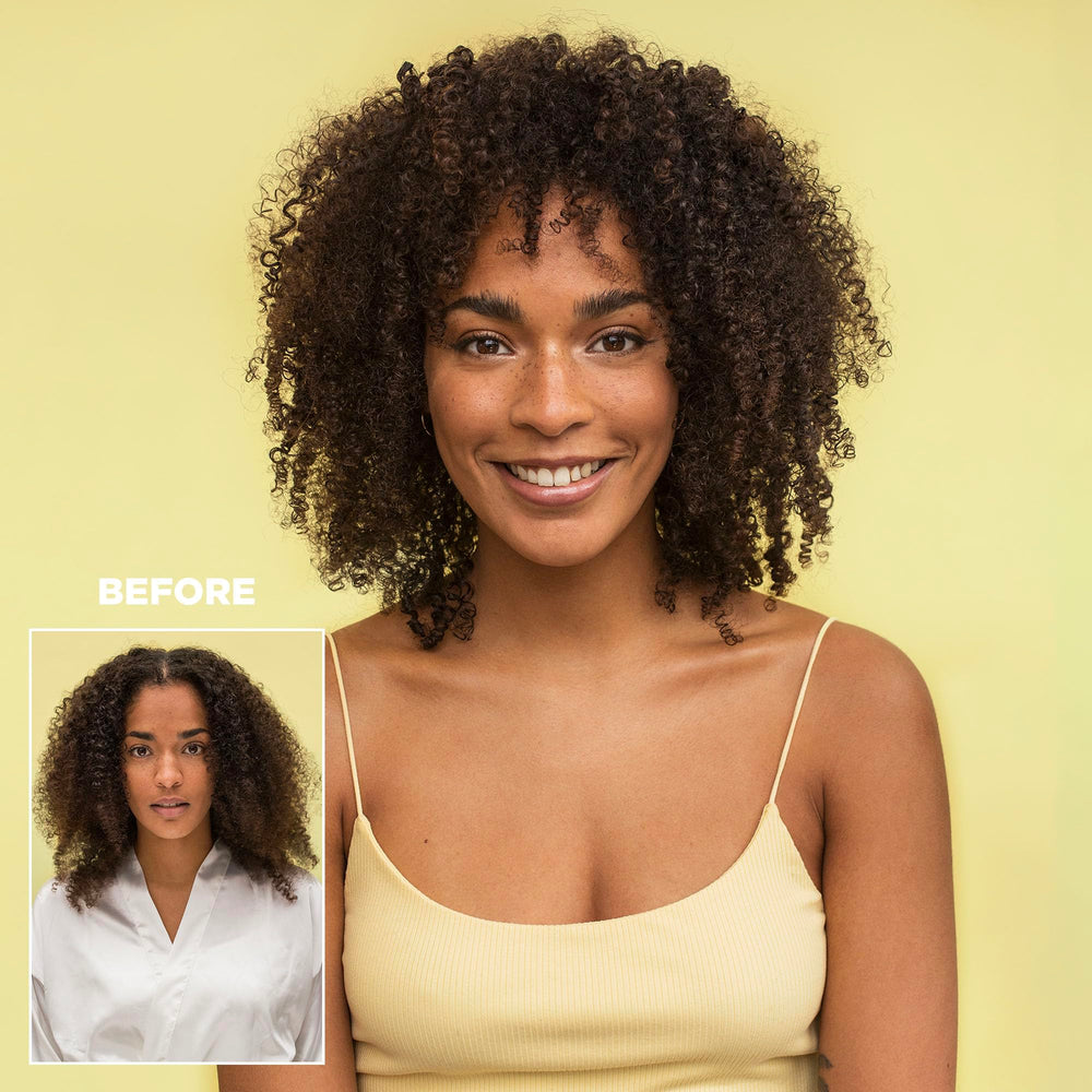 Design.Me BOUNCE.ME refreshes curls between washes for quick revival.