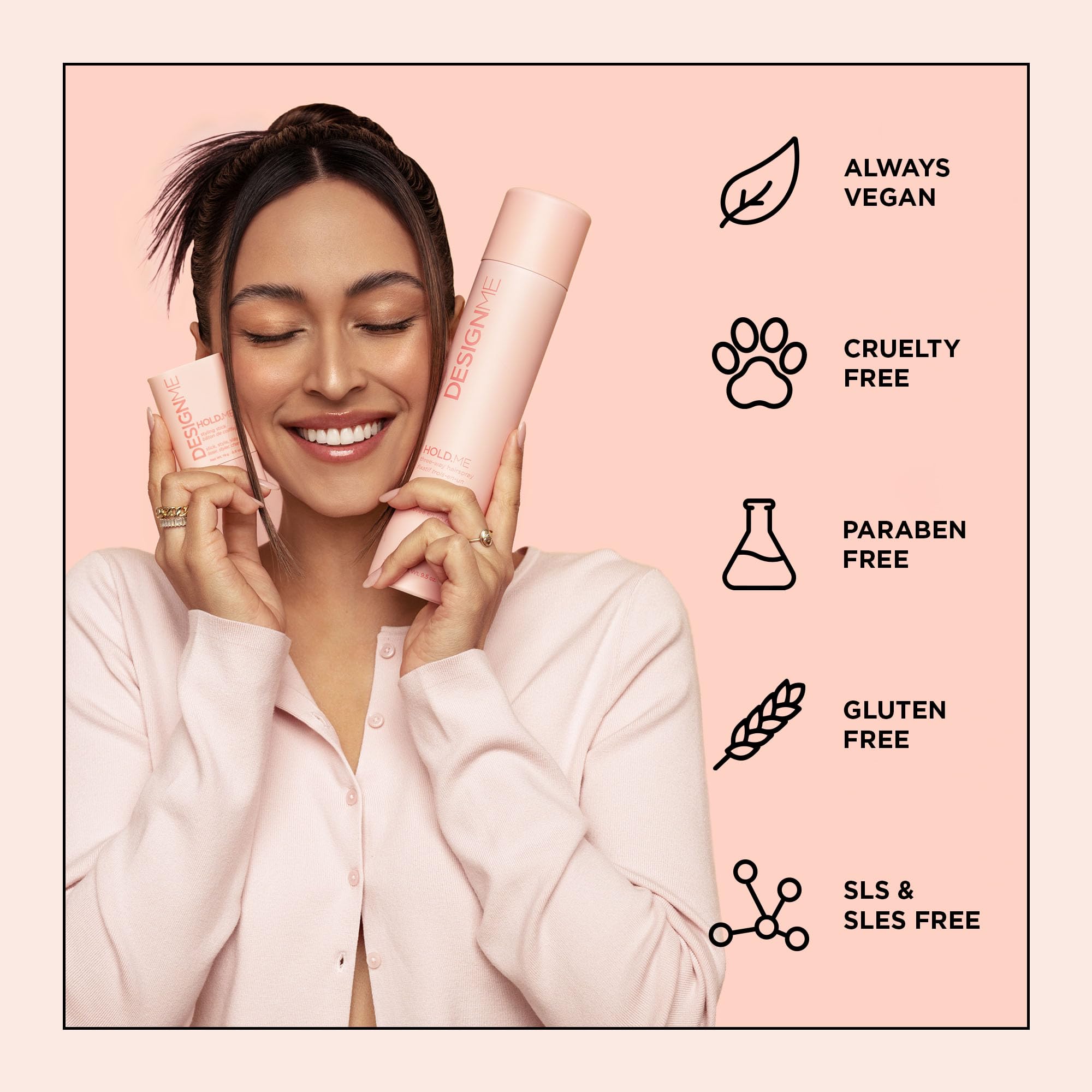 Design.Me HOLD.ME is travel-friendly for quick touch-ups
