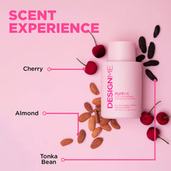 Design.Me PUFF.ME volumized hair close-up demonstrates body and bounce.